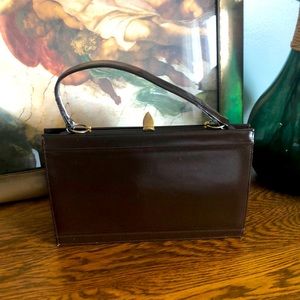 Vintage Dofan Chocolate Brown Leather Purse